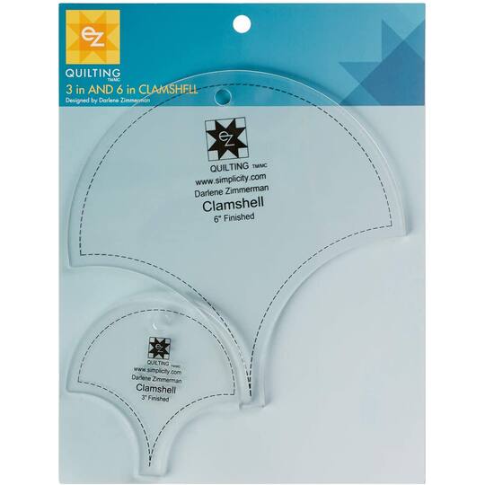 Ez Quilting Small Clamshell Quilting Rulers Templates Michaels Ez Quilting Small Clamshell Quilting Rulers Templates Michaels